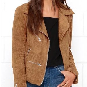 Lulus suede moto jacket